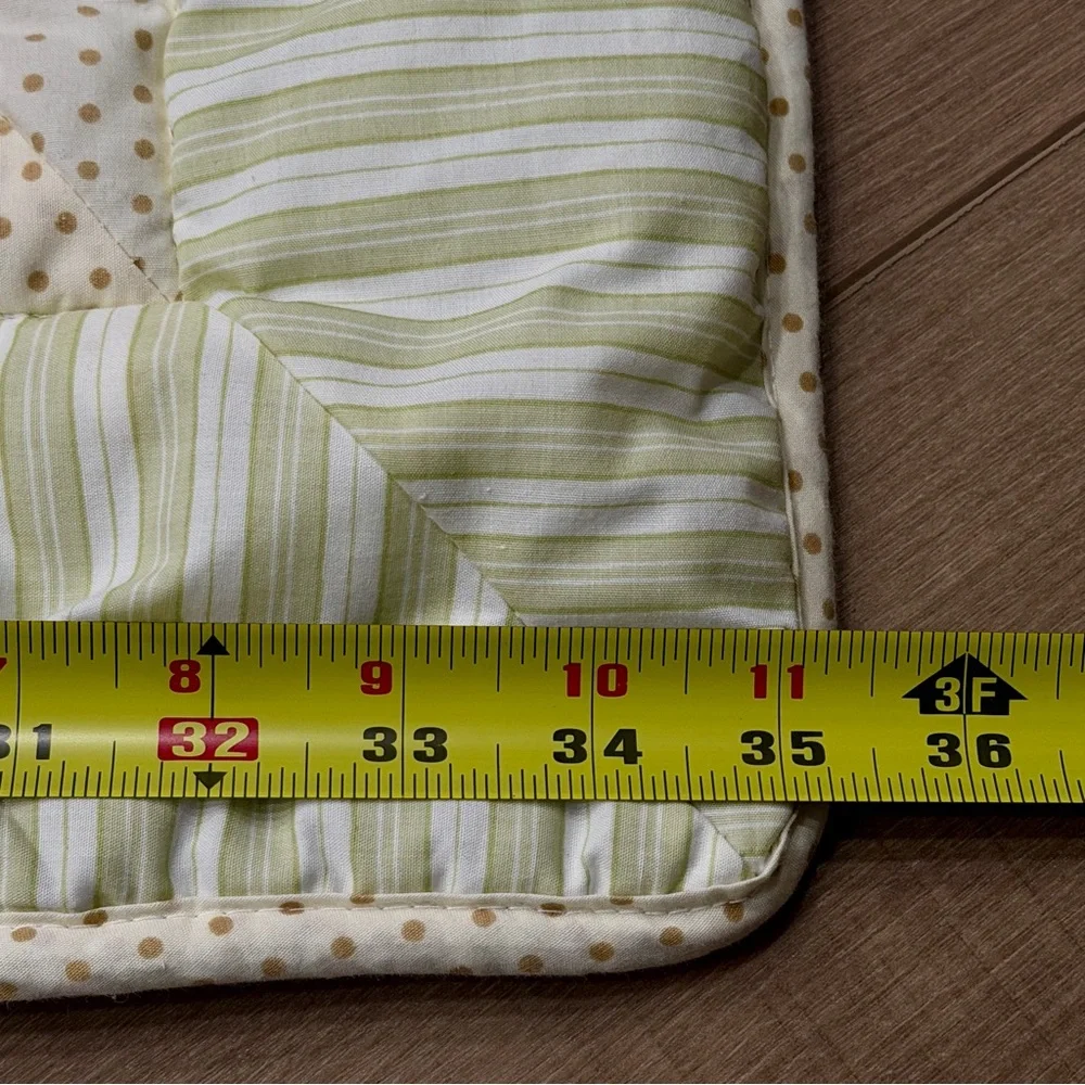 Kidsline Zanzibar Giraffe Alligator Turtle Lion Elephant Baby BlanketGreen 43x35